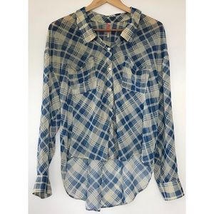 Free People High Low Blouse